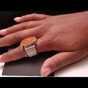 Siena orange statement necklace